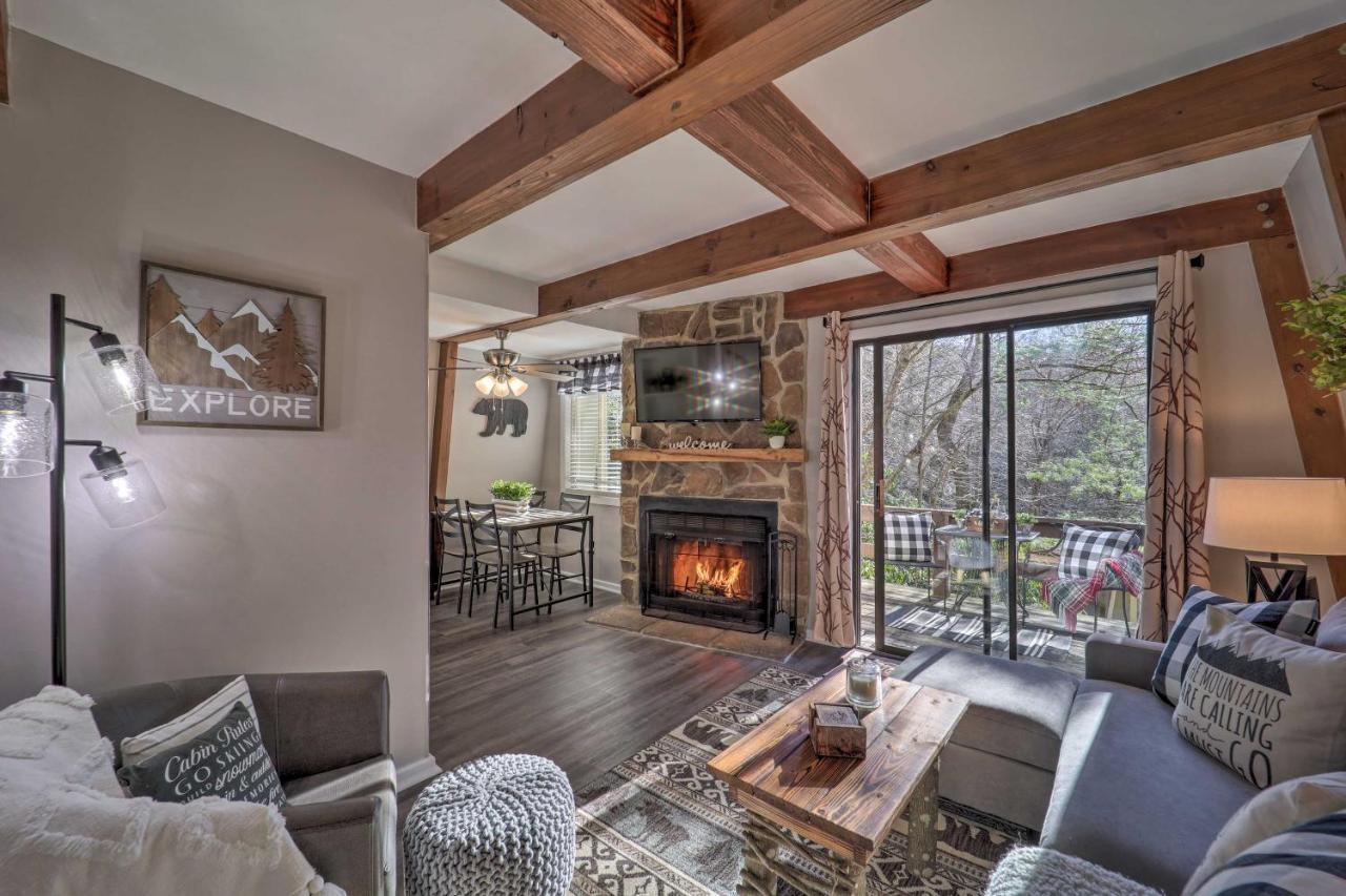 Banner Elk Mountain Retreat With Deck And Fireplace 外观 照片