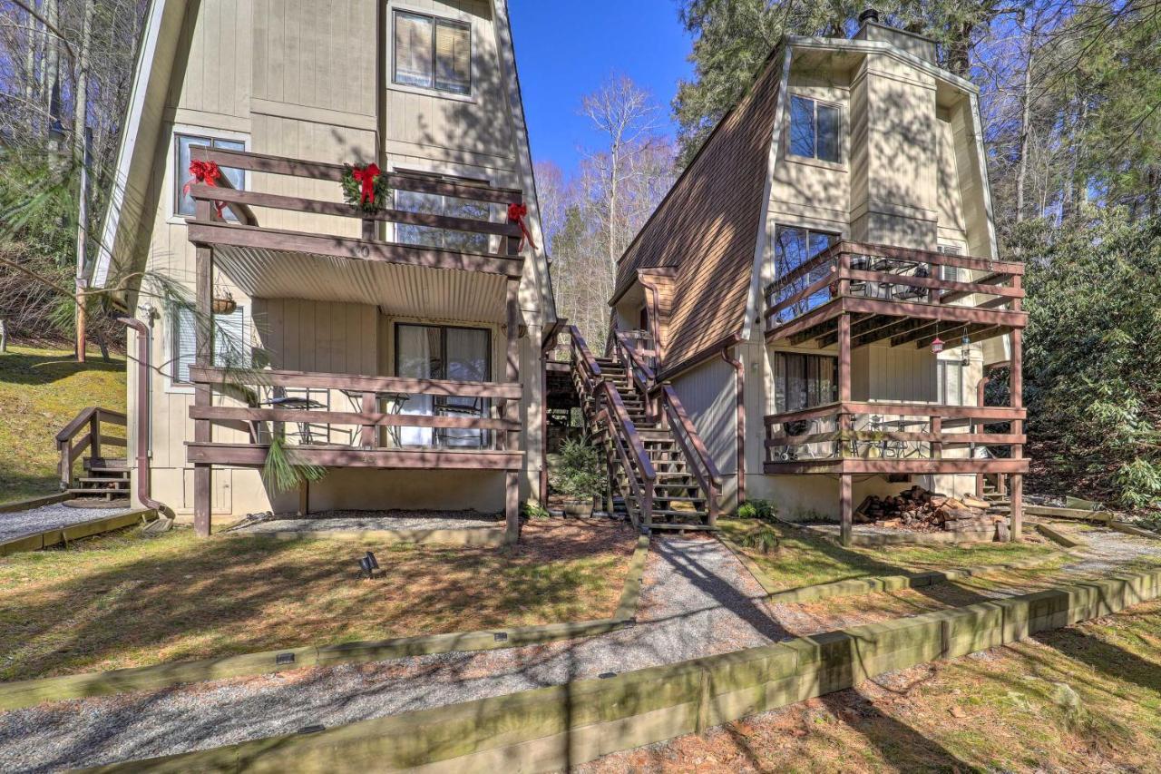 Banner Elk Mountain Retreat With Deck And Fireplace 外观 照片